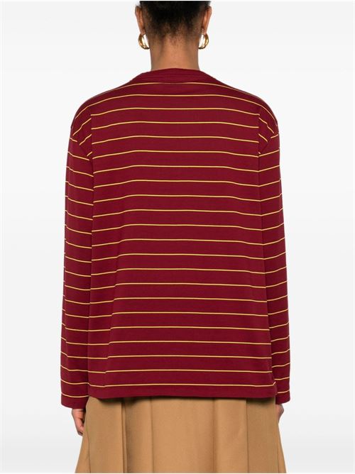 Striped T-shirt MIU MIU | MJL01414RTF0RTX